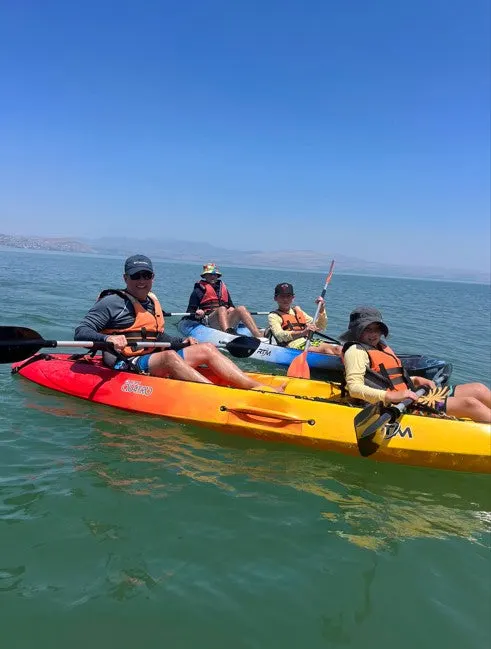 Kayaking on the Kinneret