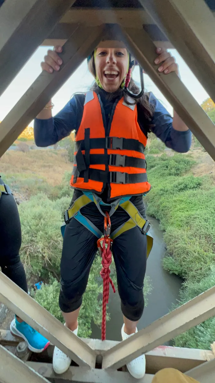 Bungee Swing at the Bnot Yaakov Bridge