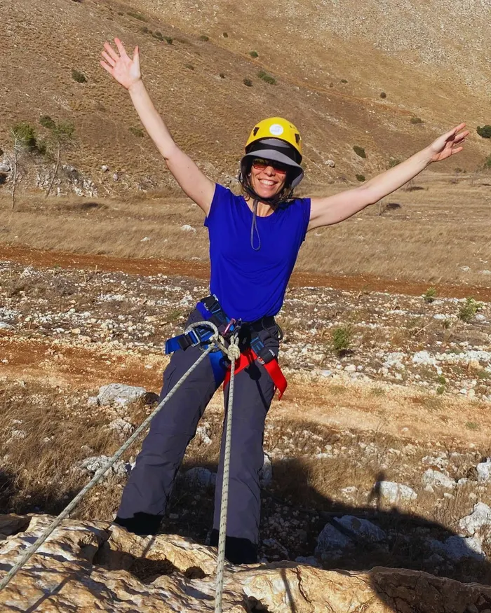Rappelling and rock climbing at Gifat Cliff - Mount Gilboa