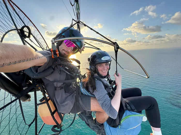 Motorized paraglider